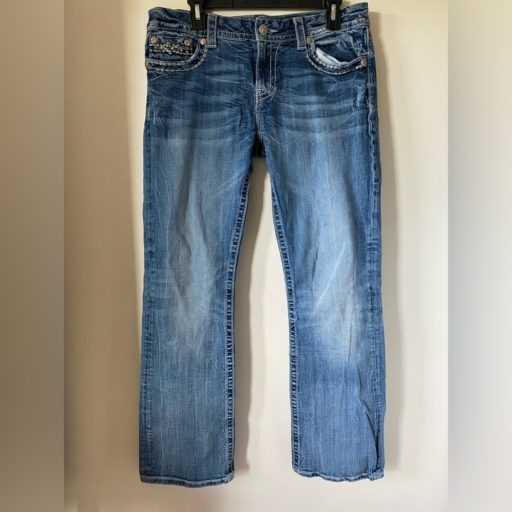 Miss Me Vintage Y2K Easy Boot Bejeweled Jeans